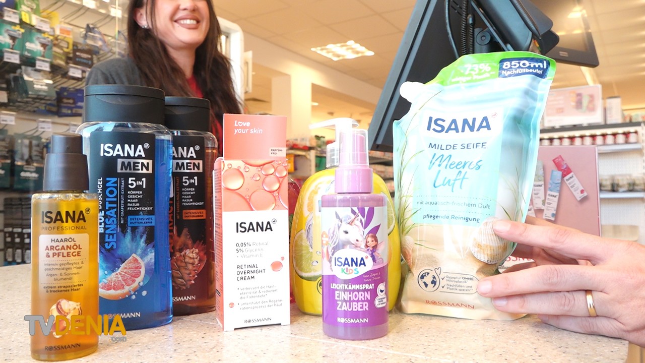 ISANA es la marca  de Rossmann que cubre todas las necesidades del cuidado diario
