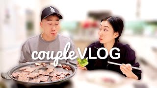 trying new food, he broke my phone... 😩 / couple vlog