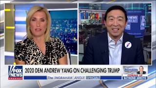 Andrew Yang Vs Laura Ingraham On UBI & The Economy