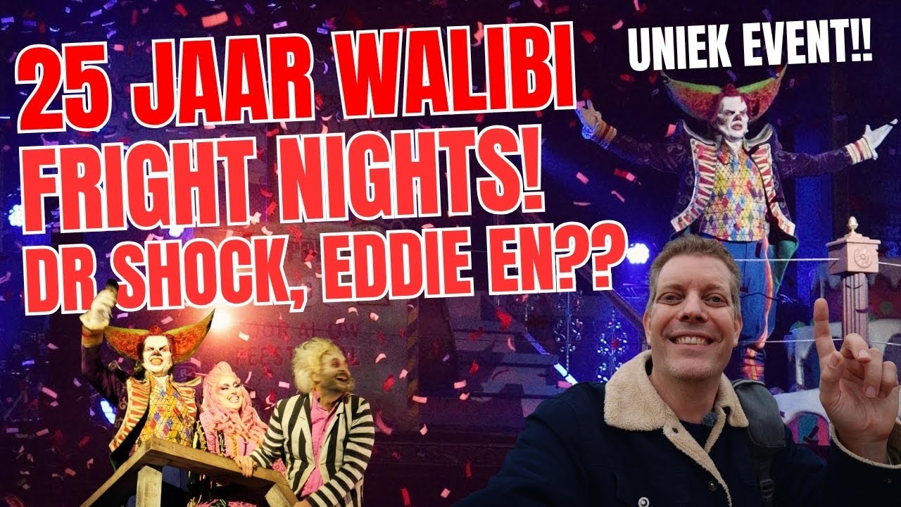 25 jaar Walibi Fright Nights! - Speciale Halloween avond met oude bekenden zoals Dr Shock en....