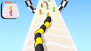 Gummy Worm Go! ​- All Levels Gameplay Android,ios (Part 28)