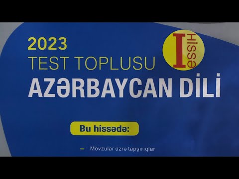 Azərbaycan Dili 1 ci hissə Test Toplusu 2023 - Cavablar