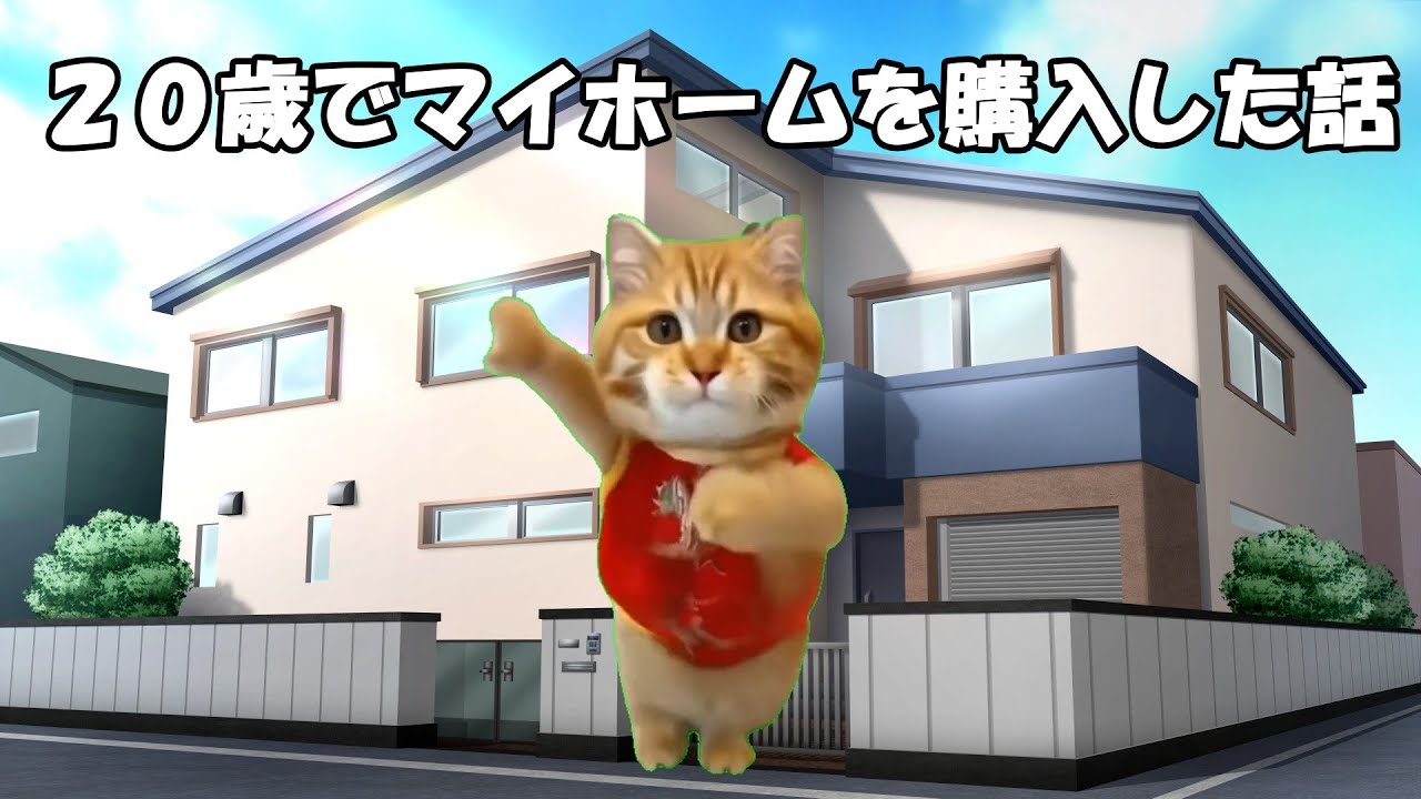 20歳でマイホームを現金一括購入した話【猫ミーム】