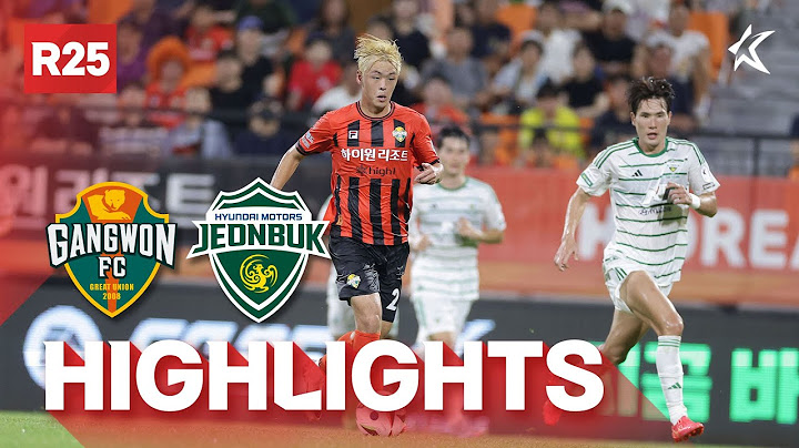 [하이라이트] 하나은행 K리그1 2024 R25 강원 vs 전북 | Gangwon vs Jeonbuk (24.07.26)