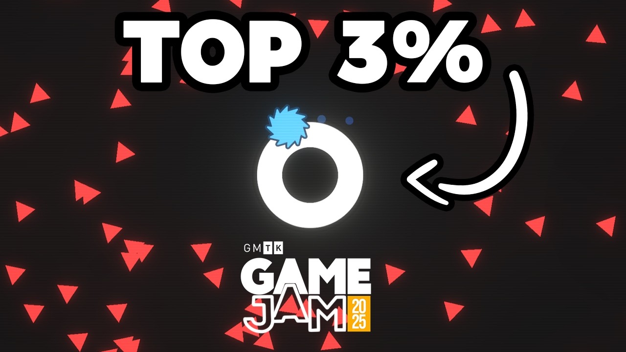 Getting top 3% in entertainment - GMTK Game Jam 2025