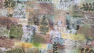 JUNK JOURNALING/ BOTANICAL JOURNAL/MASTERBOARD FOR POCKETS