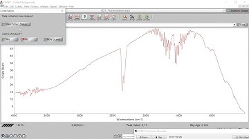FTIR Sample measurment (omnic software)