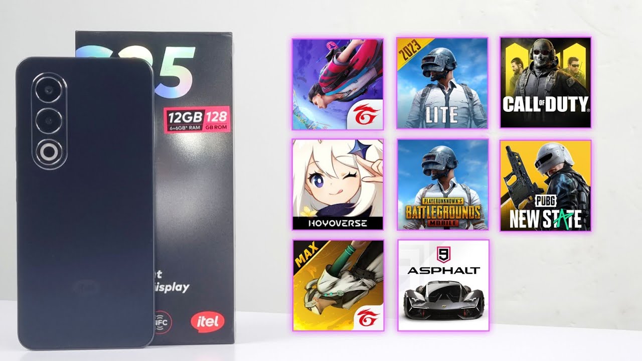iTel S25 8+ Games Test - PUBG/Free Fire/Genshin/Call Of Duty/New State/Free Fire Max