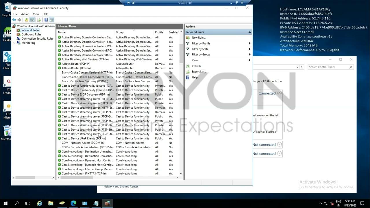 Steps to enable ping in windows server youtube