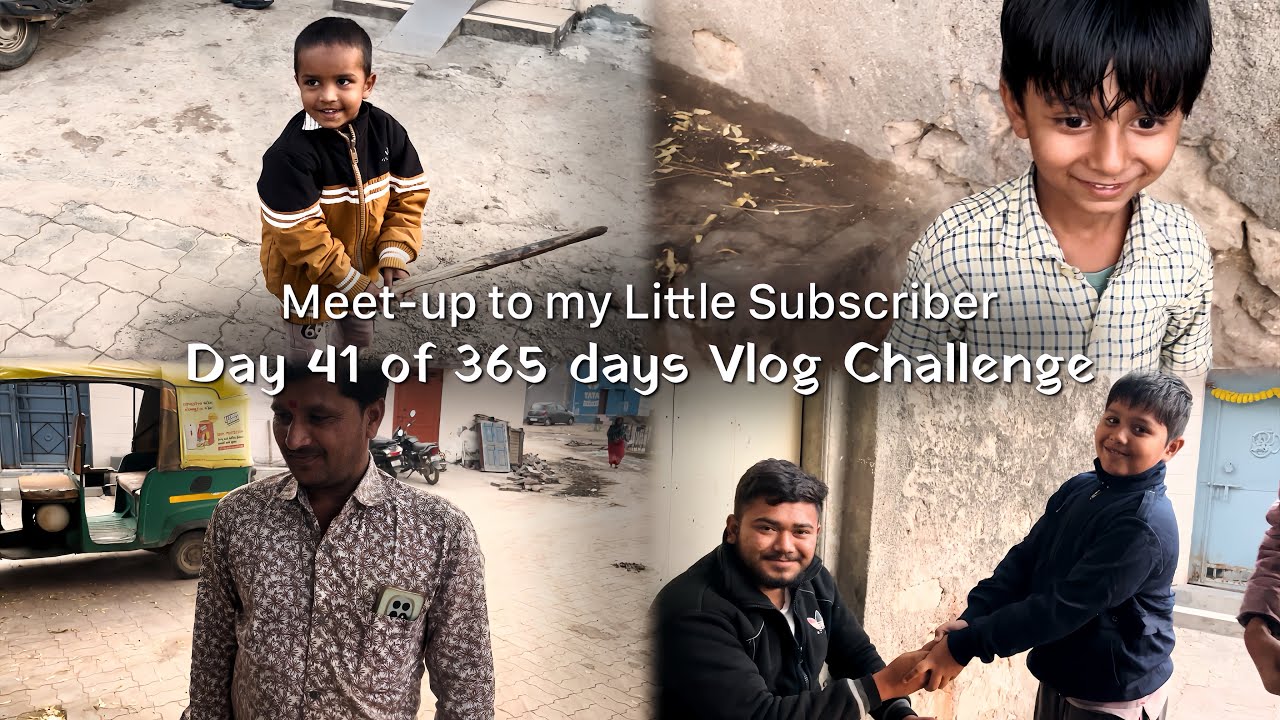 Meet up to my little subscriber Day 41 of 365 days vlog challenge 