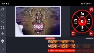 How to make navratri status editing | Durga Puja Editing Tutorial Hindi | KineMaster | Text Light screenshot 3