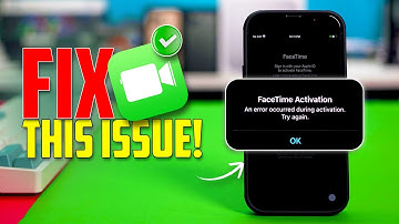 Fix FaceTime Activation Error on iPhone | An Error Occurred During Activation