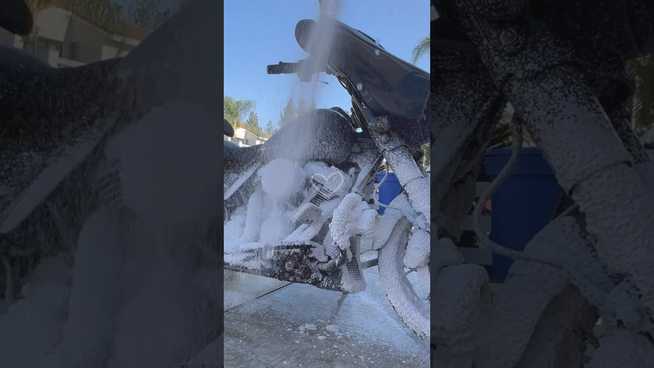 how i wash my motorcycle ! 