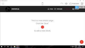 Mobirise: Een submenu maken en instellen