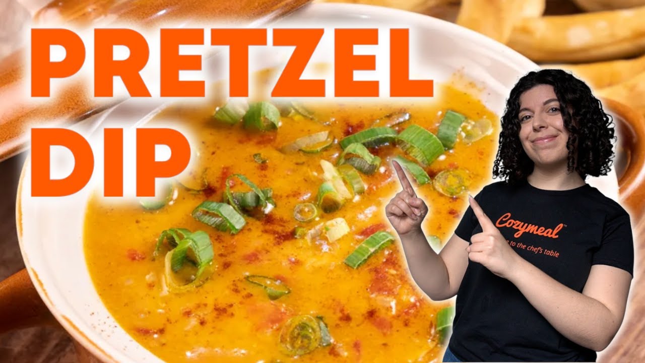 THREECHEESE Pretzel Dip Recipe That’s Rich, Smooth and Easy to Make