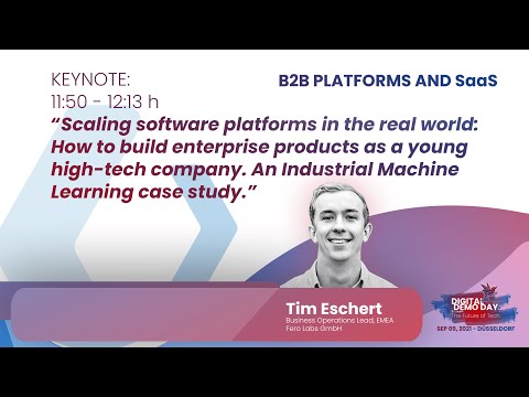 B2B Platforms and SaaS: Keynote