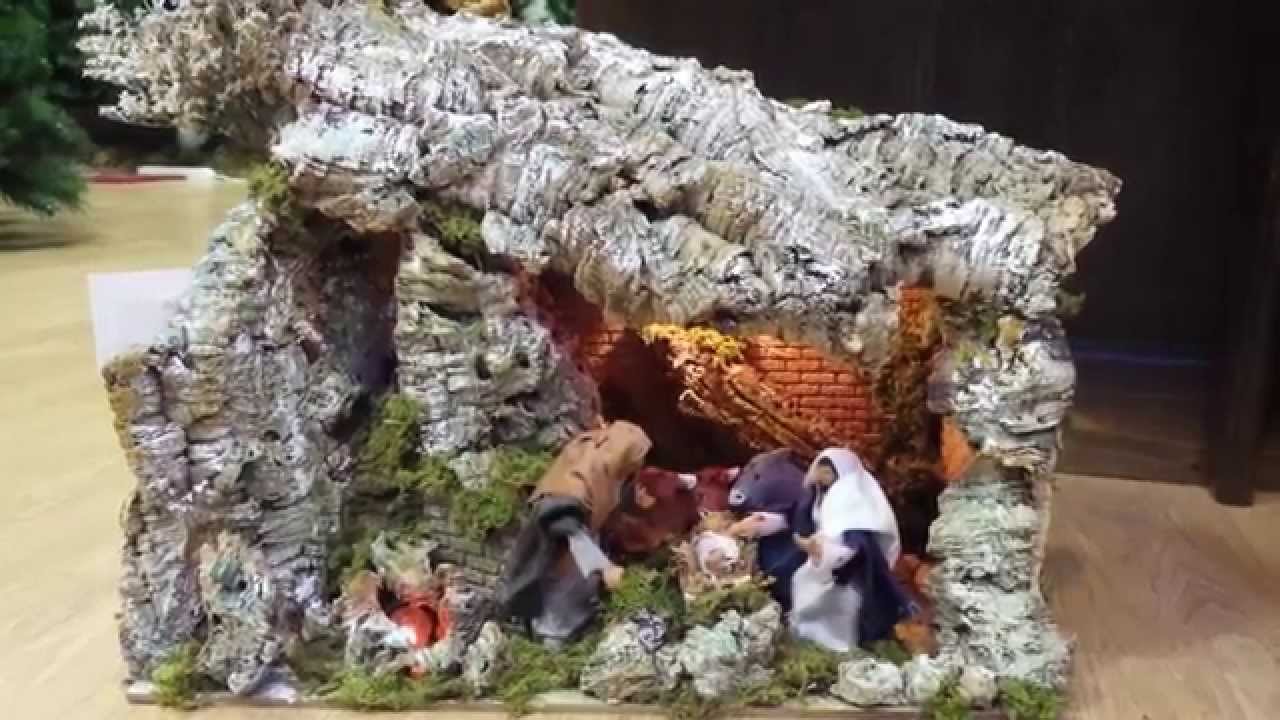 Capanna In Sughero Per Presepe Nativita Movimento Youtube