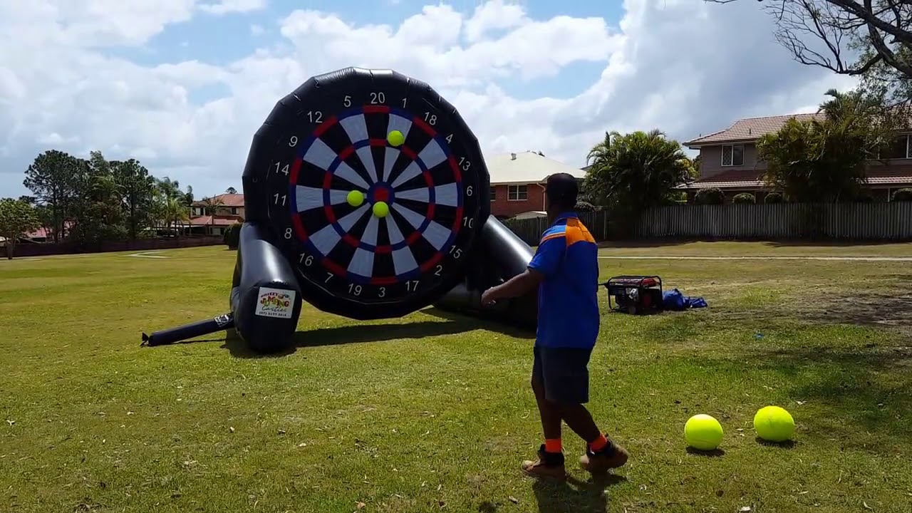 Foot Darts Inflatable Party Game RecordAHit Entertainment YouTube
