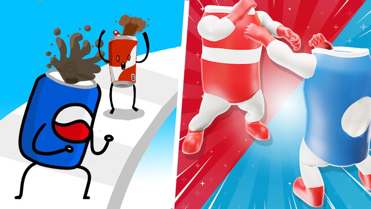 ⭐Runner Up Levels Walkthrough Tiktok Games - Pepsi and Coke Wars ...