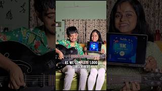 🙏 Thank You for 1K Subscribers! | Join Our YouTube Live Today at 9 PM IST | Sumita &amp; Aaron