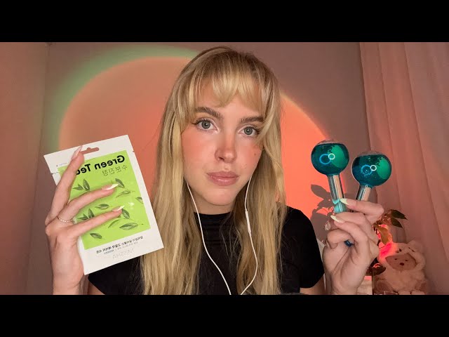 ASMR SUOMI rentouttava kasvohoito 🧖🏼‍♀️ | relaxing spa session in finnish [layered sounds]