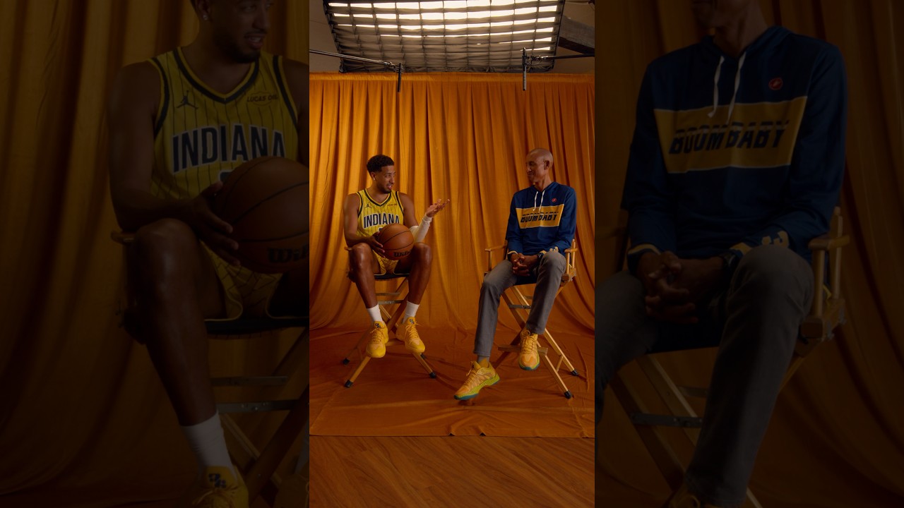 Tyrese Haliburton and Reggie Miller sit down to talk through the details of the Pinstripe jerseys.
