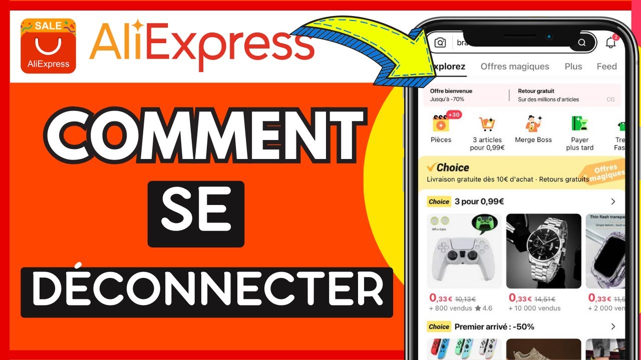 Comment Se Déconnecter De Son Compte Aliexpress (Très Facile) YouTube