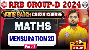 RRB Group D Maths Classes 2025 | Group D Maths Class | RRB Group D Crash Course