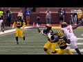 Michigan DB RJ Moten incredible tipped interception 2022 College Football