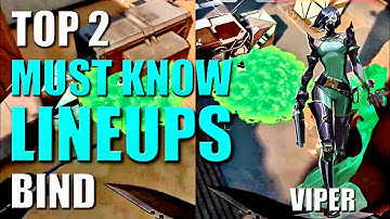 VIPER LINEUPS BIND - TOP 2 MUST KNOW LINEUPS FOR BIND - Post Plant Snake Bite Molly Setup Guides