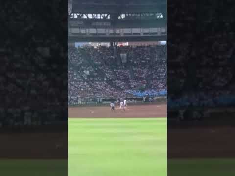 2018年8月21日  夏の甲子園  決勝  金足農VS大阪桐蔭  根尾の打席