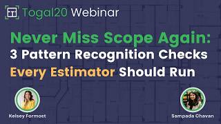 Never Miss Scope Again: 3 Pattern Recognition Checks Every Estimator Should Run