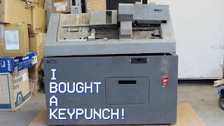 New Arrival: IBM Model 29 Keypunch @CelGenStudios
