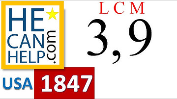 1847 {HECANHELP.COM} LCM in about 2 Minutes Least Common Multiple Developmental Math