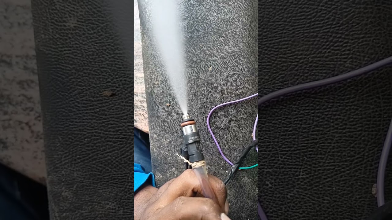 perfect fuel injector spray YouTube