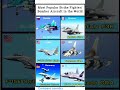 "top 6 most popular strike fighter/bomber aircraft in the world ✈️"#airforce