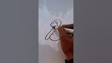 How to draw Monkey 🐒 easily with Number 3 #art #shorts #youtubeshorts #viral