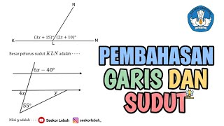 [FuLL] SOAL-SOAL GARIS DAN SUDUT‼️ SERING MUNCUL DIUJIAN