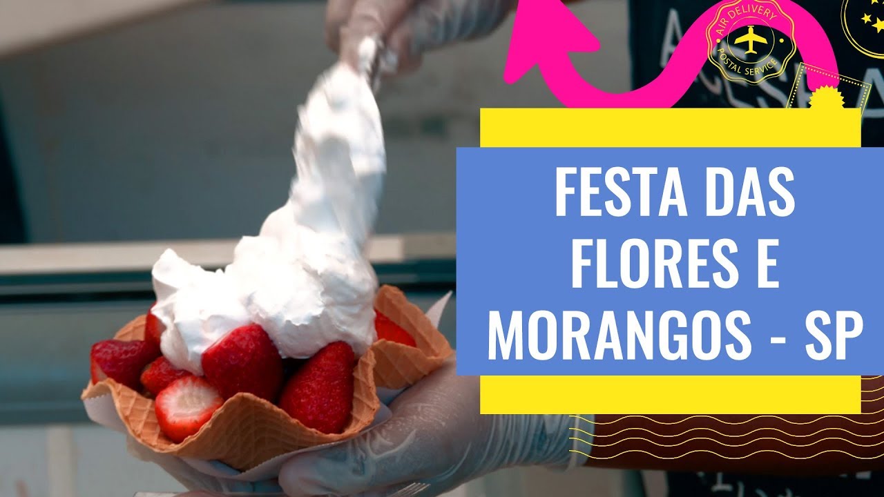 FESTIVAL DO MORANGO COM ENTRADA GRATUITA EM SP 🍓😱 Já marca todo mund