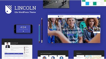 Lincoln - Education Material Design WordPress Theme | Themeforest Website Templates and Themes