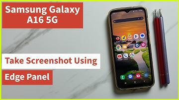 Samsung Galaxy A16 5G - How to Take Screenshot Using Edge Panel