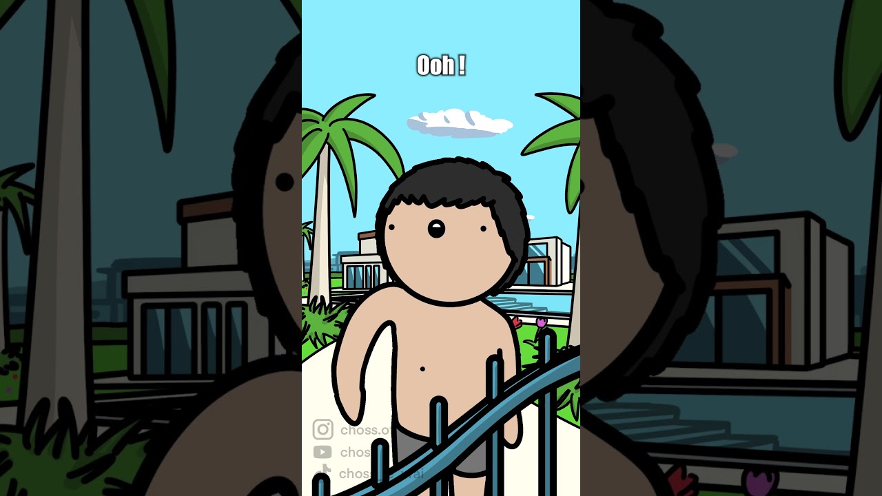 Ce POTE qui a une PISCINE