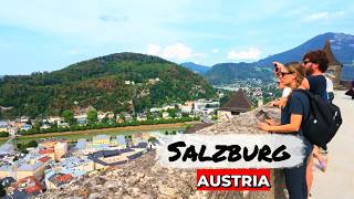 [4K] SALZBURG 🌍 AUSTRIA 🇦🇹 Hohensalzburg Fortress Castle Hill & the Old Fortress: Reckturm Geyerturm