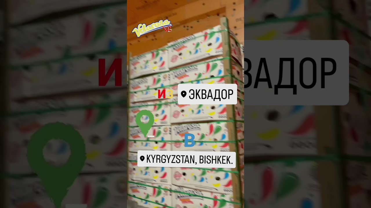 Премиальные бананы прямиком из Эквадора. 