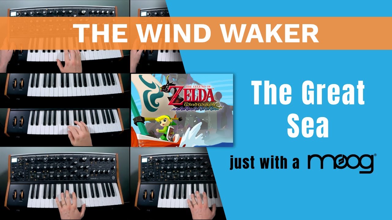 The Legend of Zelda: The Wind Waker - The Great Sea on Moog Sub 37