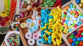 🍭ASMR Platter with sweets compilation #candy #chocolate #asmr