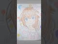 タイトル『猫そらちゃん』hololiveのときのそらちゃん描いてみました♪お誕生日おめでとうございます#shorts