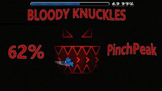 Geometry Dash: Bloody Knuckles 62% (Former World Record) by PinchPeak5203