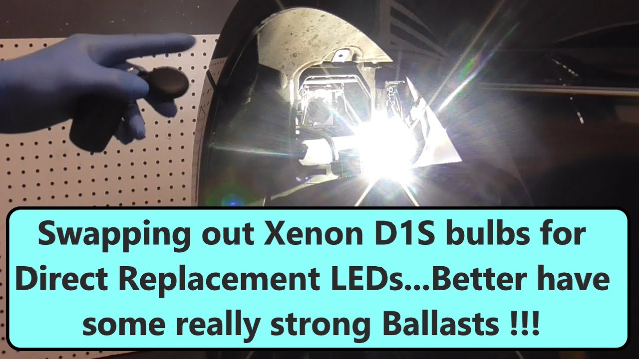 BMW 650i - D1S Xenon versus D1S LED - Better have some Strong Ballasts in  the Car !!! 