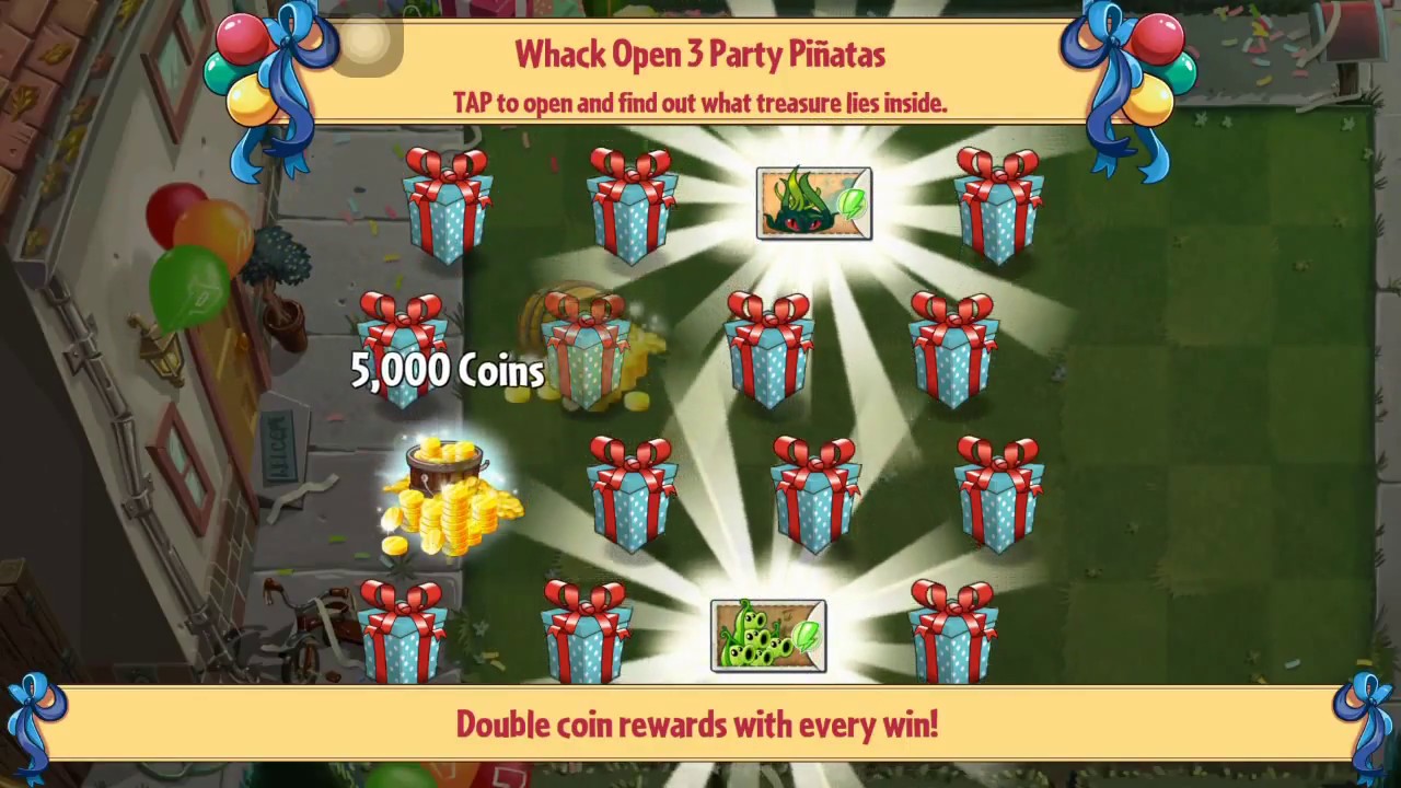 Pinata party plants vs zombies prizes to win Pinata party plants vs zombies prizes to win